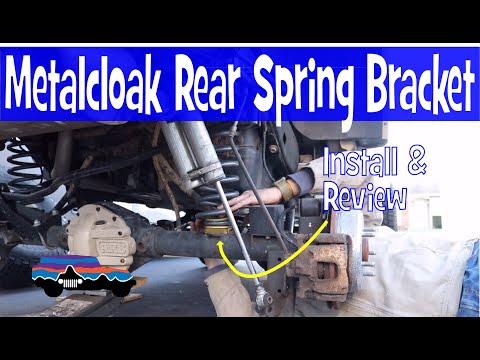 JEEP Wrangler - Metalcloak JK Rear Coil Spring Alignment Correction/Retainer - How to Install.