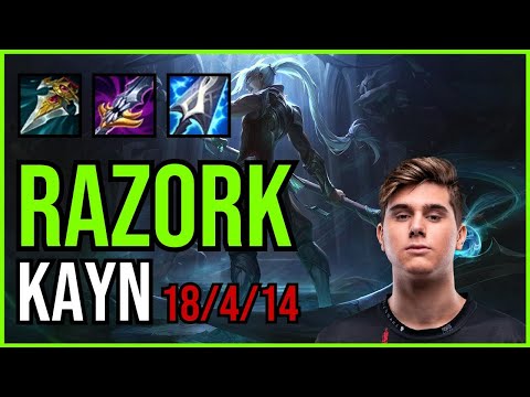 RAZORK - KAYN vs FIDDLESTICKS Jungle - EUW Challenger - Patch 11.4