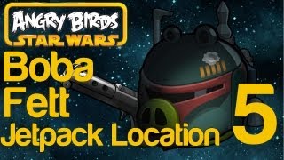 preview picture of video 'Angry Birds Star Wars Boba Fett Jetpack Location 5 - Cloud City Level 4-19 | WikiGameGuides'