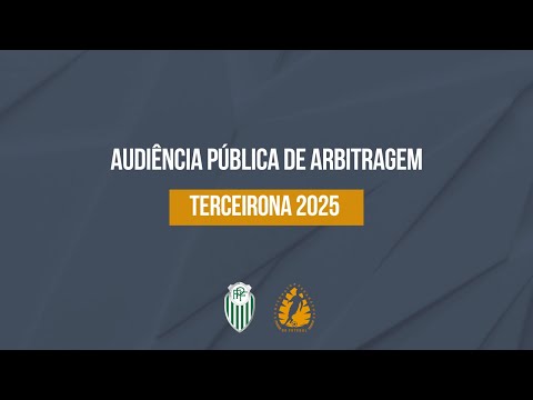 ESCALA DE ARBITRAGEM - CAMPEONATO PARANAENSE 3° DIVISÃO 2025
