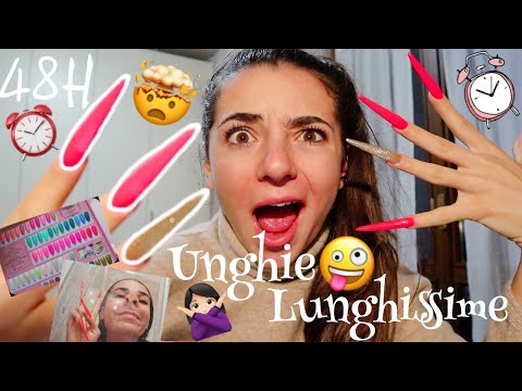 Vivo per 48h con le unghie lunghissime🤪 |LO| 16/11/19 *divertente*