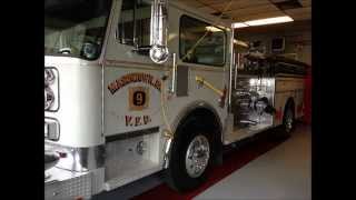 preview picture of video 'MASONTOWN VOLUNTEER FIRE DEPT., COMPANY 25, WALK AROUND OF THEIR ENGINE 9, IN MASONTOWN, PA.'