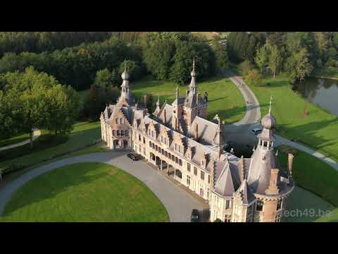 Ooidonk Castle, Deinze, Belgium - 4K Cinematic Drone Video - Extended