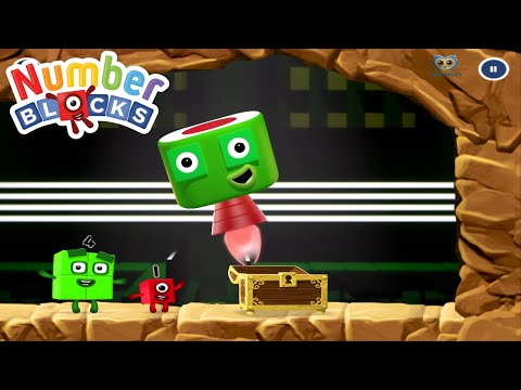 Let's Find Numberblock Four Times Table -  From New Numberblocks Episodes Four on the Floor