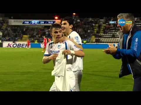 Dan Nistor inscrie pentru 3-2 in meciul cu Dinamo