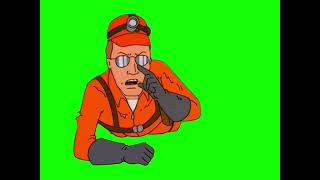 Dale Gribble "I give you one thing to do and you screw it up" King of the Hill green screen
