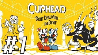 Cuphead [BLIND STREAM/WALKTHROUGH/PC GAMEPLAY] - Part 1: Inkwell Isle One