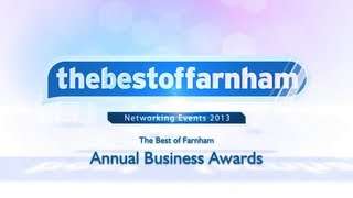 preview picture of video 'Best of Farnham Annual Business Awards Networking Event 2013'