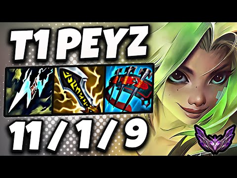 T1 Peyz Zeri vs Caitlyn [ ADC ] Patch 26.1 Ranked Korea
