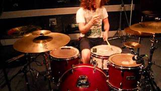 The Devil Wears Prada Anatomy drum cover - izzy - Zombie series