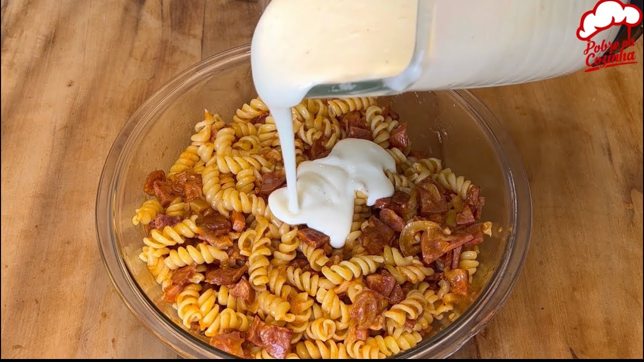 faça macarrão assim da próxima vez, e você vai surpreender todo mundo