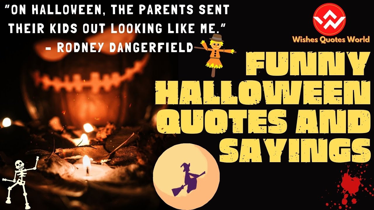 Best Funny Halloween Quotes And Sayings For All | #funnyquotes | Quotes Wishes World | #halloween