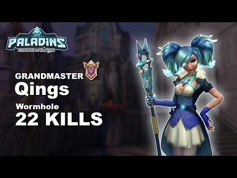 Qings Evie 22 KILLS!! Paladins GM Ranked Gameplay 1440p High Quality Video
