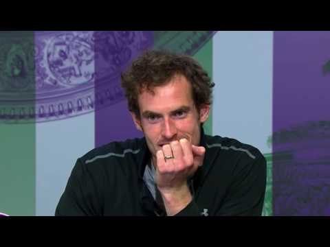 ANDY MURRAY AT WIMBLEDON FUNNY QUESTION