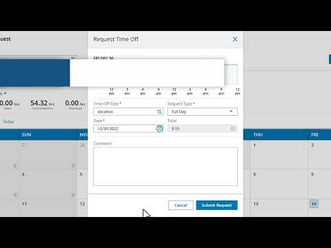 How To Make Kronos Time Off Request