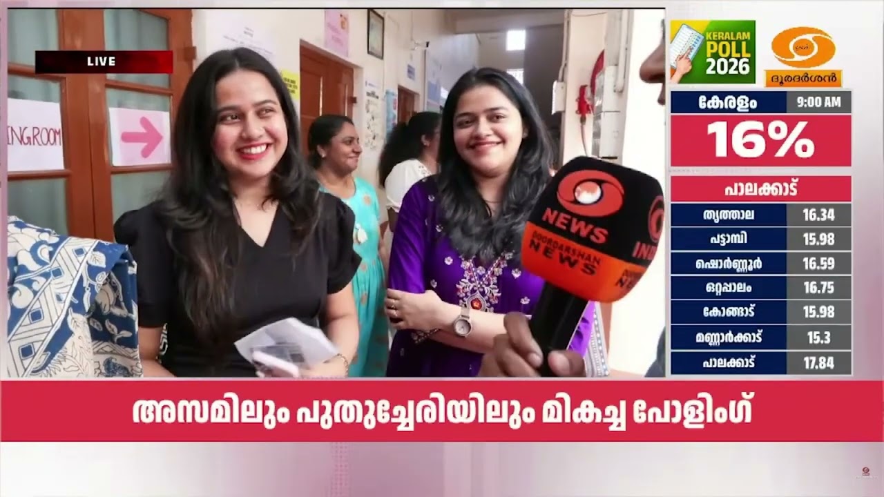 വോട്ട് ആവേശത്തിൽ തിരുവനന്തപുരവും..