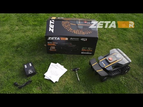 Ambrogio ZETA R: Kabelloser Mähroboter für den kleineren Rasen!