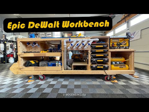 DIY Mobile Project Center - DeWalt Workbench Walkthrough