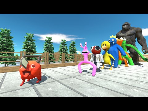 Pochita PYRAMID DEATH RUN - Animal Revolt Battle Simulator