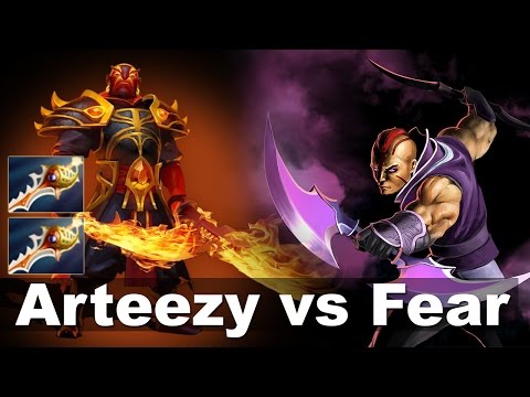 Arteezy Ember vs Fear Antimage - Two Rapiers Dota 2