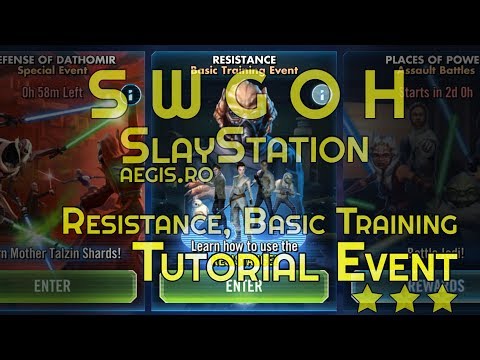 SWGOH Resistance, Basic Training Event