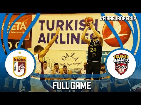 Bosna (BIH) v Telenet Giants Antwerp (BEL) - Full Game - FIBA Europe Cup 2017-18