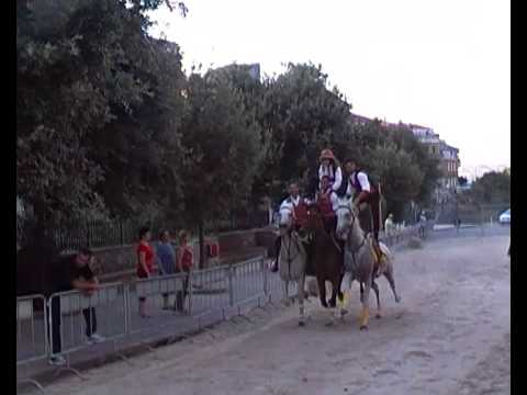 pariglia di ollastra  sa fune esibizione a  nughedu san nicolo 04.08..2012