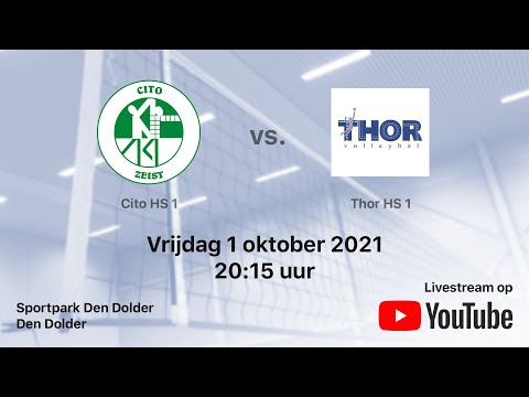 Cito HS 1 vs. Thor HS 1, Volleybal Heren Tweede Divisie
