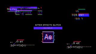 Glitch Titles Free Template - After Effects