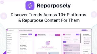 Reporposely Lifetime Deal - How This AI Turns One Video Into 10+ Platform Posts