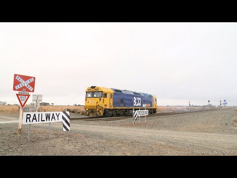 BL33 Light Engine Departs Gheringhap - PoathTV Australian Trains & Railways