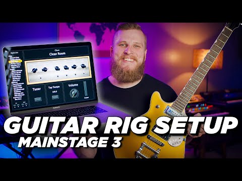 Guitar Rig Setup in ﻿MainStage 3 - Amps and Pedalboard