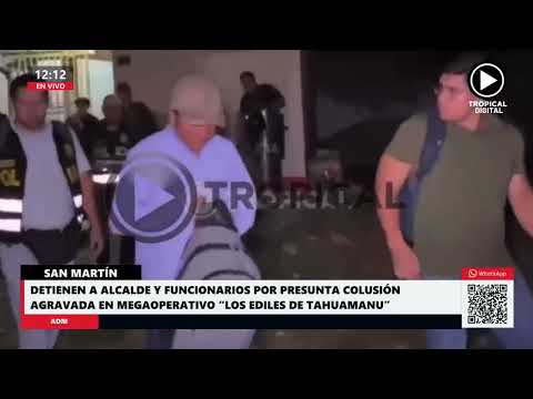 Detienen a alcalde y funcionarios de la provincia de Tahuamanu en la región Madre de Dios