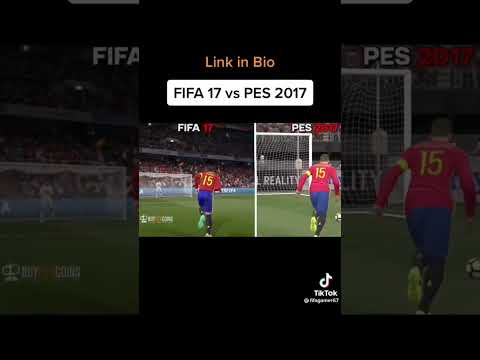 PES 2017 VS FIFA 2017 #fifa19 #pes2017 #efootball
