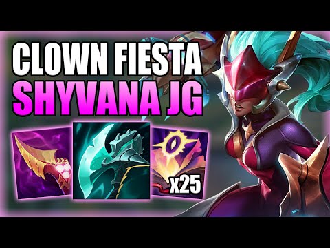 HOW TO PLAY SHYVANA JUNGLE WHEN THE GAME IS COMPLETE CHAOS! - Best Runes/Build - League of Legends