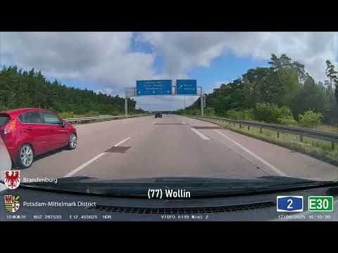 Drive from Germany to Poland (Braunschweig - Wyszków) | x6-Timelapse