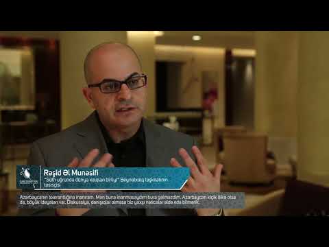 Rachid Al Mounacifi, Founder of the international organization "World Union of People for Peace"