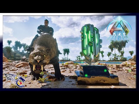 Our First Artifact Cave Using Our New Sabertooth | ARK: The Island Ascended #8