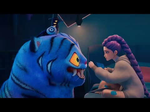 All Derpy Tiger and Magpie Scenes ~ Kpop Demon Hunters 헌트릭스