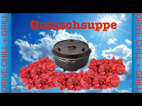 Gulasch-Suppe aus dem Dutchoven