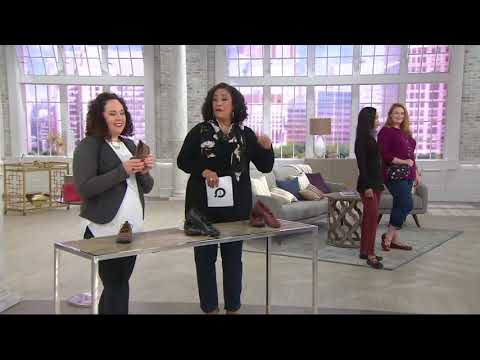 Earth Origins Leather Bungee Lace Slip-ons - London on QVC