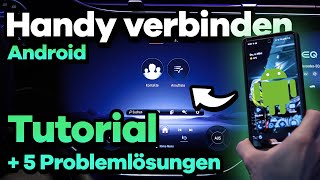 Android-Handy verbinden | 5 Probleme + Lösungen, Tutorial im Mercedes 