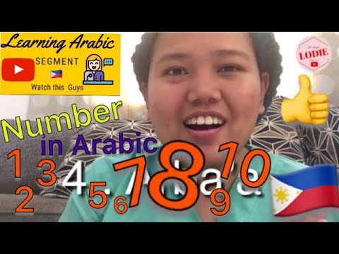 Arabic Translation | Paano magbilang ng 1 to 10  — segment 1 learn arabic