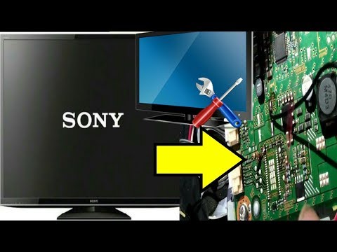 How to repair sony led tv power problem