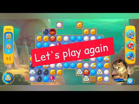 Fishdom 2022, no Boosters,  9610  level  -  прохождение без бустеров,  9610  уровень.