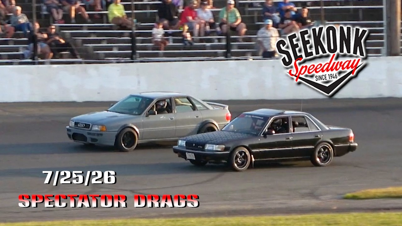 Seekonk Speedway Spectator Drags Saturday Night Racing