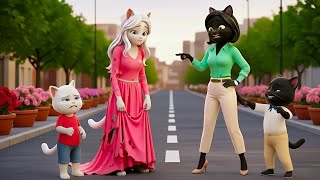 Mischievous little cat✂️secretly cut her mother's dress😭👗#cats #cat #story