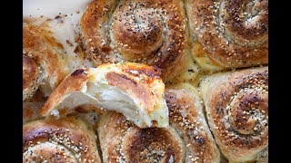 מתכון לבורקס בצורת שבלול עם מילוי גבינה