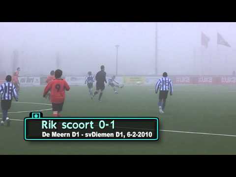 de Meern D1 - svDiemen D1 goal Rik Videowall