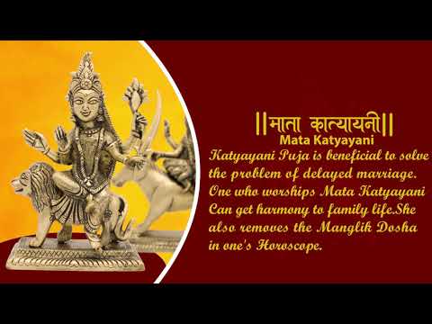 Nine Forms of Energy / Shakti Durga Devi Statue video